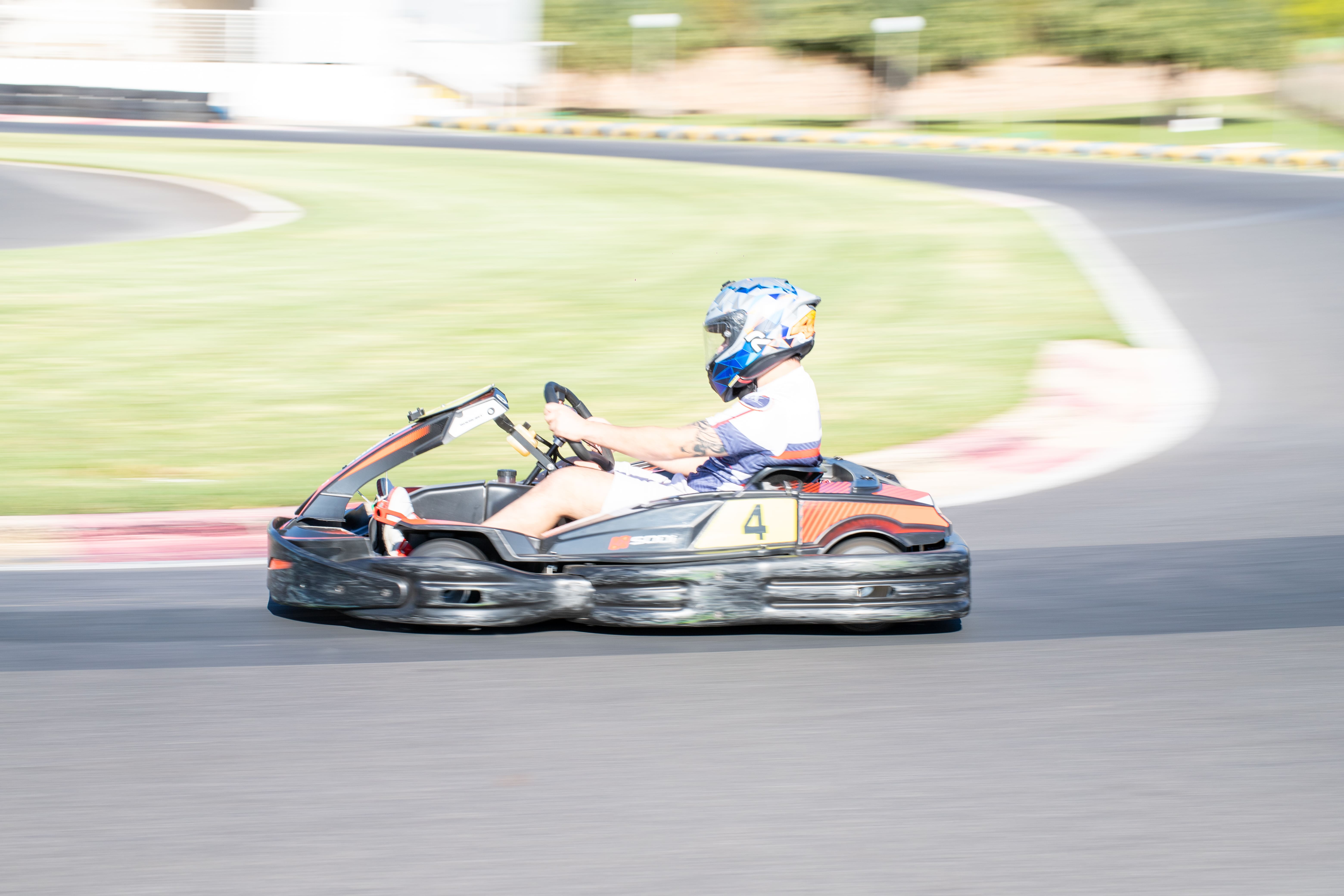 Karting en acción